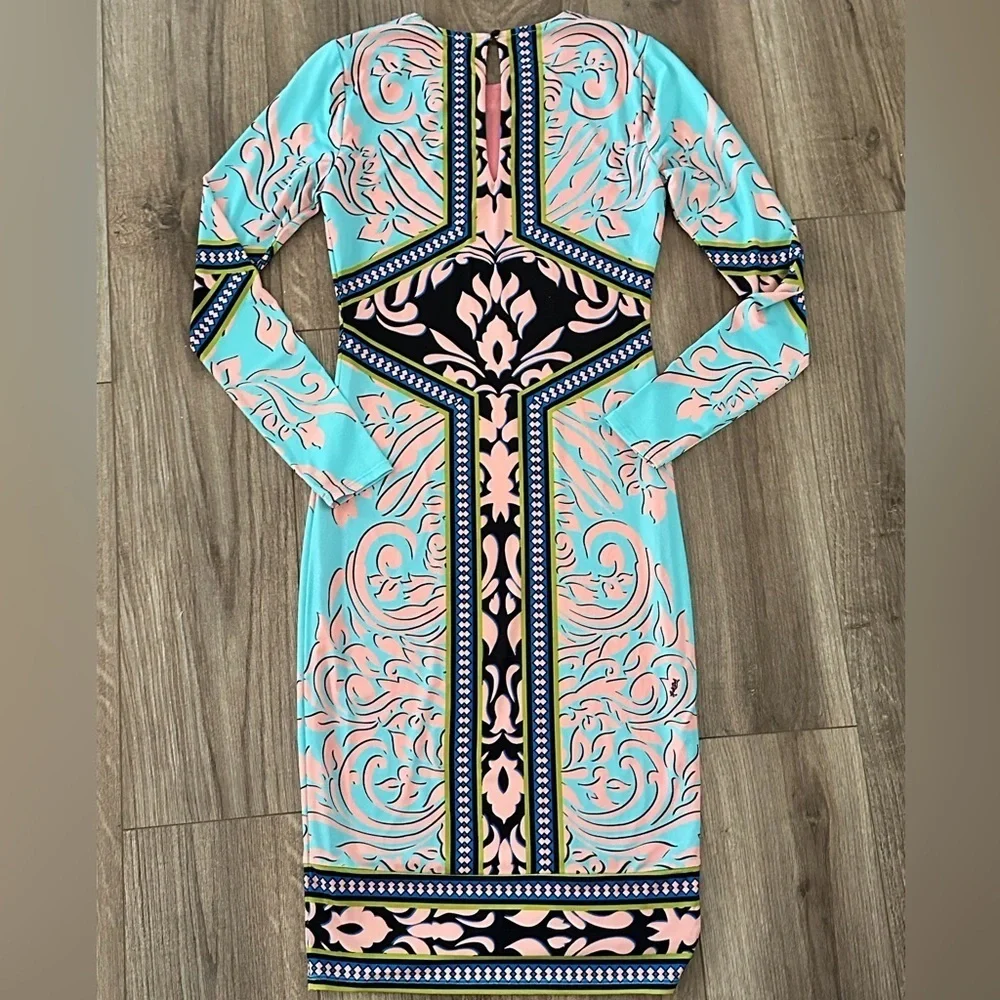 NWOT Hale Bob Oksana Microfiber Jersey Dress XS - Picture 7 of 11